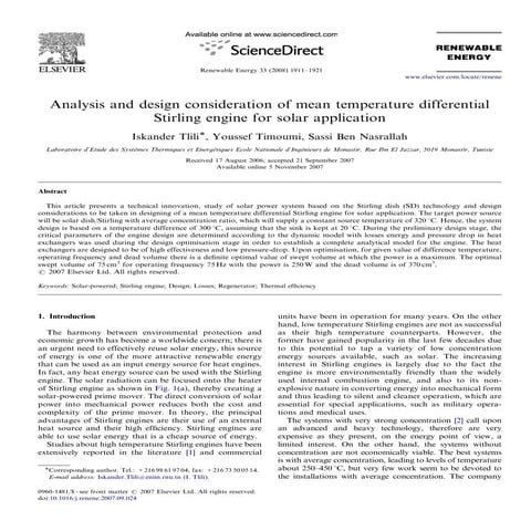 Analysis and design consideration of mean temperature differential