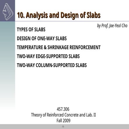 analysisand designof rccslabsfor varioususes.ppt