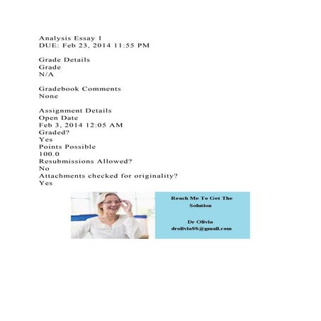 Analysis Essay 1DUE Feb 23, 2014 1155 PMGrade DetailsGrade.docx