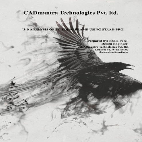 Analysis of 3+ story building in staad pro