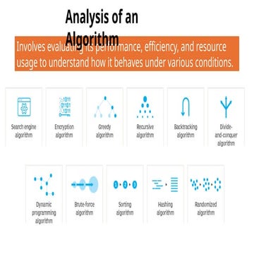 Analysis of Algorithms in Computer Science | PPTX