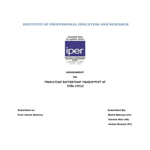 Analysis of case hero cycle