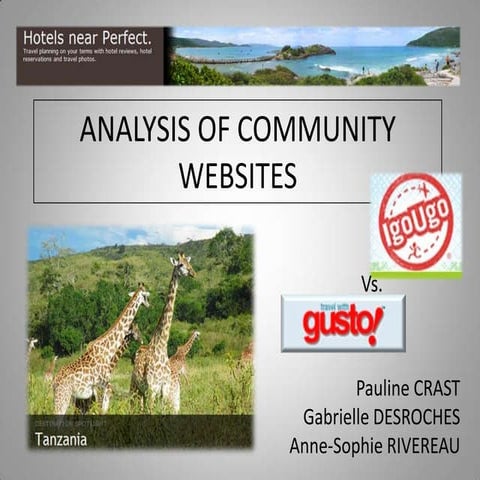 Travel Community Websites