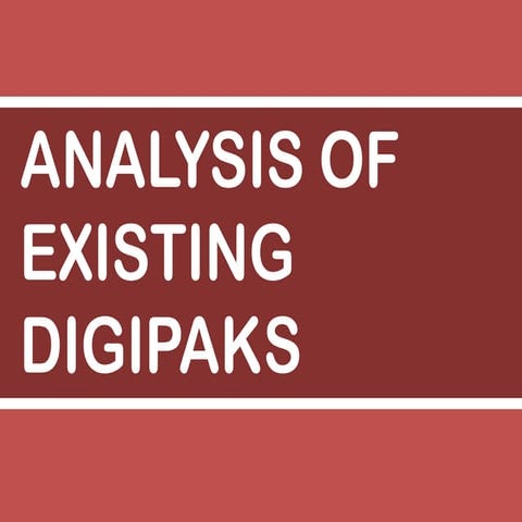 A2 Media Studies Digipak Analysis | PPTX