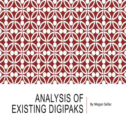 Analysis of digipaks