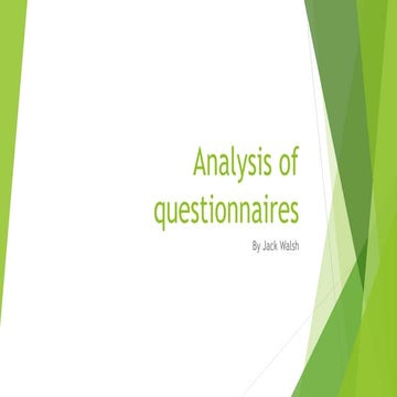 Analysis of documenatries