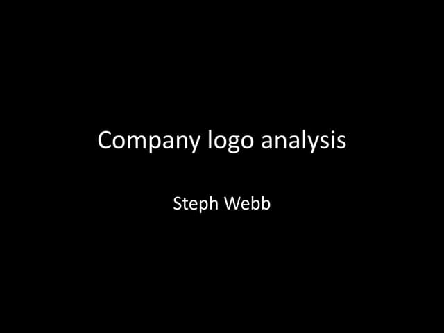 Logo Analysis | PDF