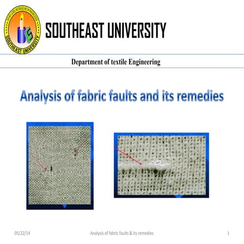 Yarn faults , causes and its remedies | PPTX