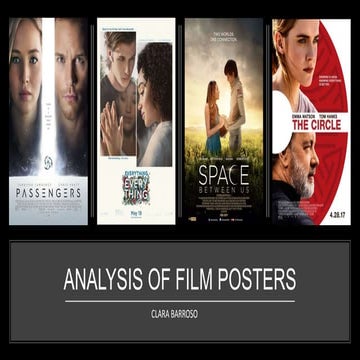 Analysis of film posters