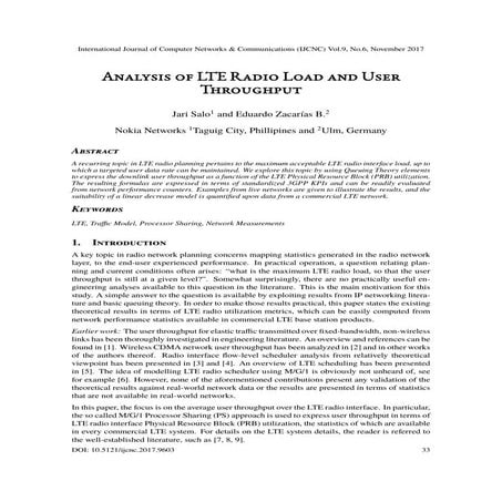 Analysis of lte_radio_load_and_user_thro