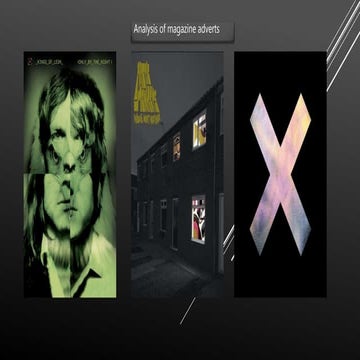 Analysis of magazine adverts