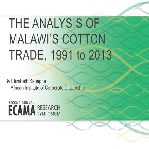Analysis of Malawi's Cotton Trade  