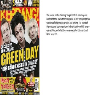 Analysis of other magazine titles