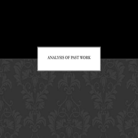 Analysis of past work dolly