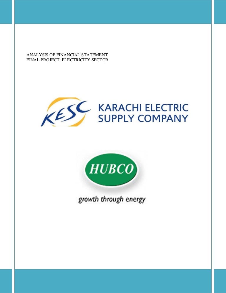 Analysis of power supply companies