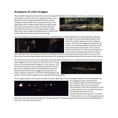 Analysing Still Images | PPTX