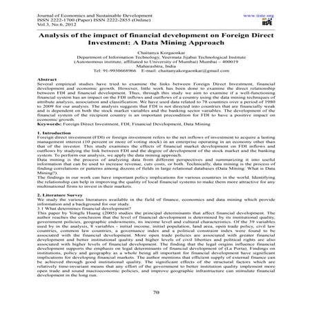 MBA Finance Thesis Topics | PDF
