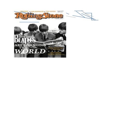 Analysis of three music cover magazine