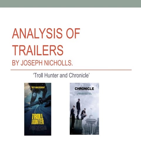 Analysis of trailer.