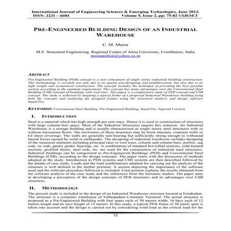 Analysis of warehouse in staad pro. 