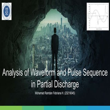 Analysis of waveform and pulse sequence in partial discharge