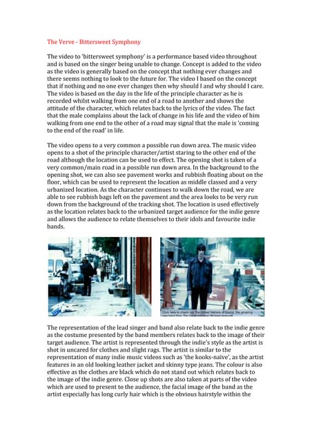 Analysis the verve 