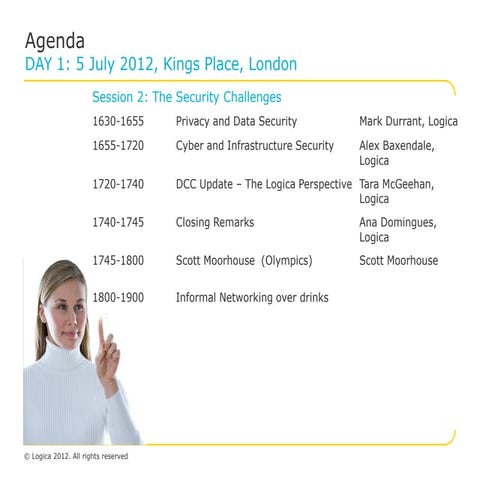 Analyst briefing session 2   the security challenges