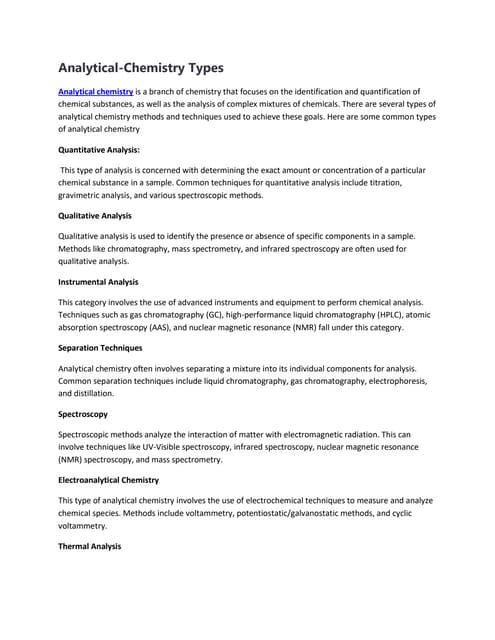 Lecture-02.Classifications of Qualitative and Quantitative Analysis | PDF