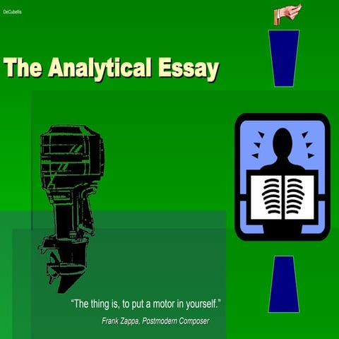 Analytical Essay