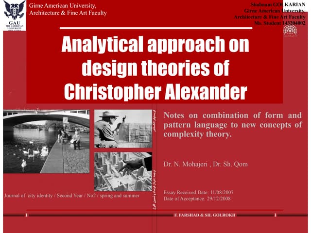 Analytical approach on design theor...