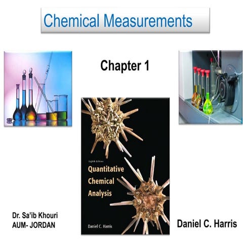 Analytical chemistry ch01 chemical measurements