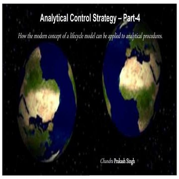 Analytical control strategy 4