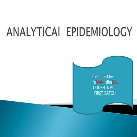 Analytical  epidemiology
