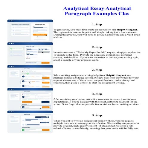 Analytical Essay Analytical Paragraph Examples Clas | PDF
