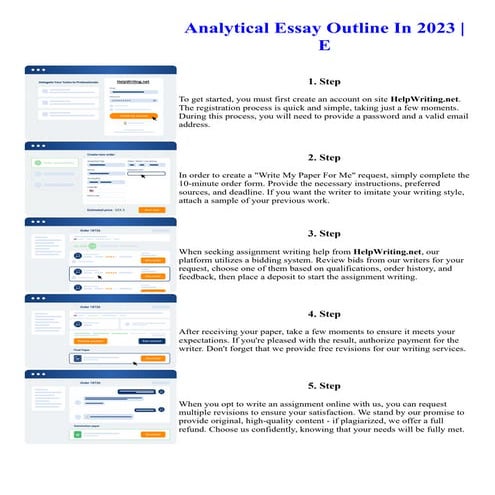 Analytical Essay Outline In 2023  E. Online assignment writing service.