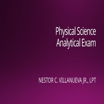 Analytical Exam PhysICAL SCIENCE PPT.pptx