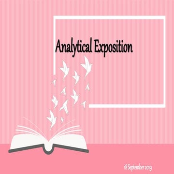 Analytical exposition XI Grade Smansa Poso