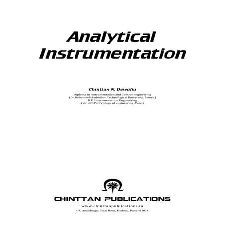 Analytical instrumentation 2015 contents