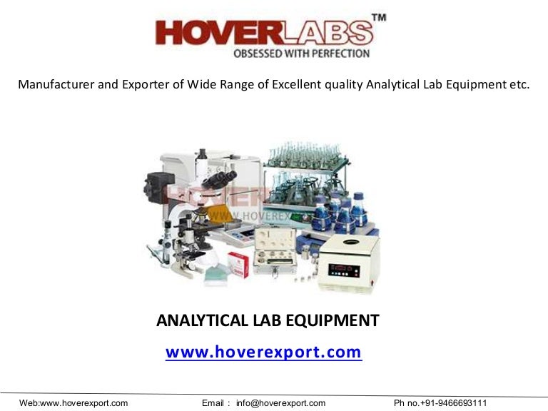 Analytical Laboratory Equipment from HOVERLABS, India
