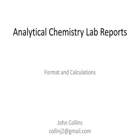 analytical chemistry lab  report writing.pdf