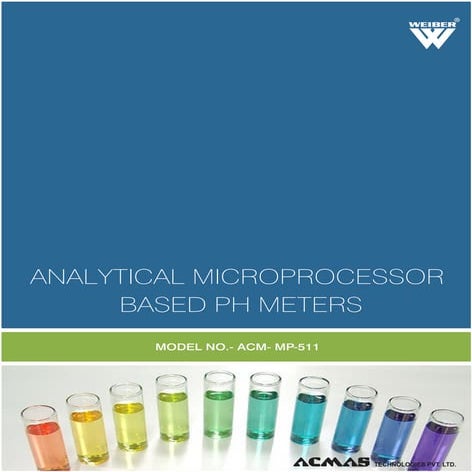 Analytical microprocessor Based pH Meters by ACMAS Technologies Pvt Ltd.