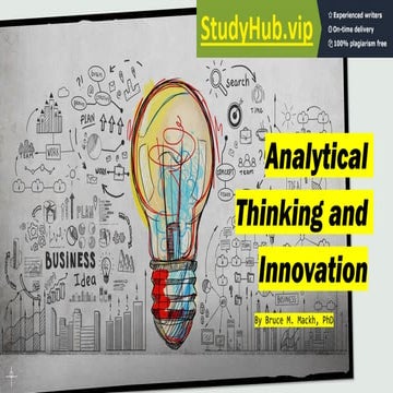 Analytical Thinking And Innovation