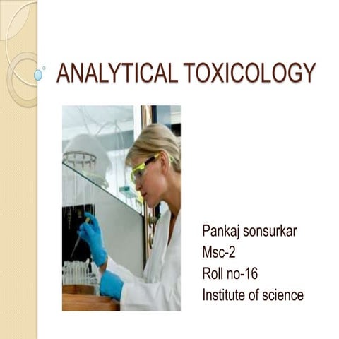 Analytical toxicology
