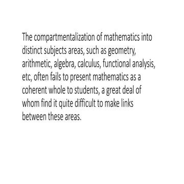 Analytic geometry
