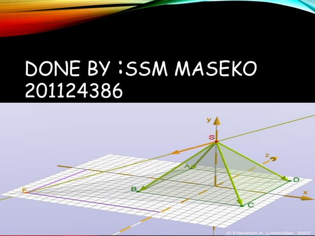 Basic Analytical Geometry