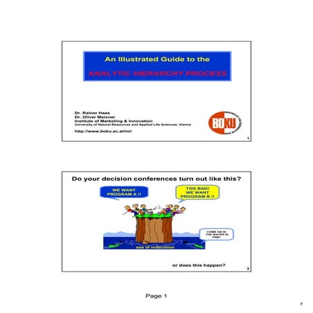 Analytic hierarchy process | PPTX