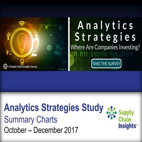 Analytics Strategies Study - 2017 Survey summary charts
