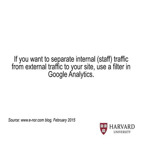 Analytics Academy 2015 Facts and Tips