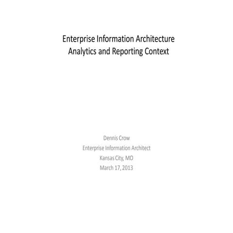 Analytics and reporting context linkedin final