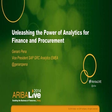 Unleashing the Power of Analytics for Finance & Procurement
